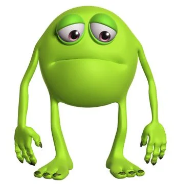 Cartoon monster Stock-Illustration