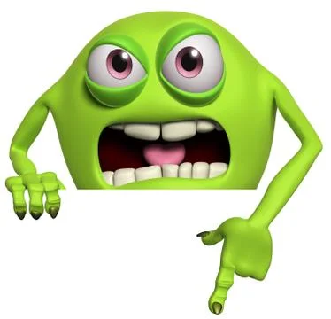 Cartoon monster 스톡 일러스트