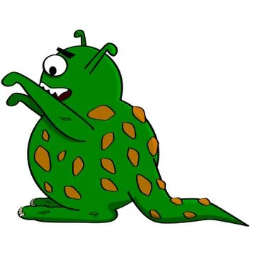 Cartoon monster Stock Illustration