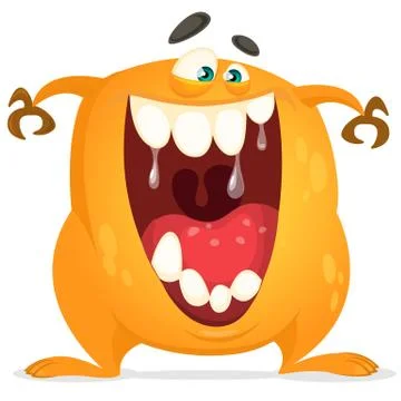 Cartoon monster Stock Illustration