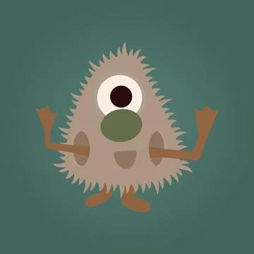 Cartoon monster Stock Illustration