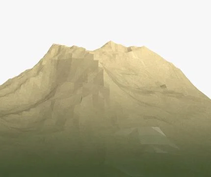 Cartoon mountain Illustrazione stock