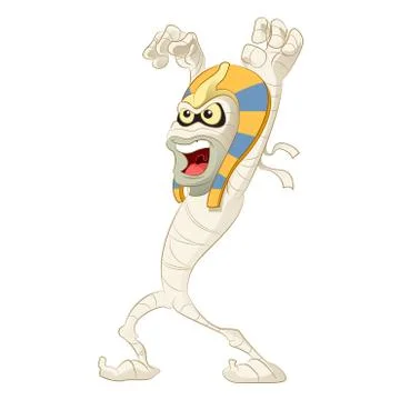 Cartoon Mummy Illustrazione stock