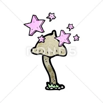 Cartoon mushroom Stock Illustration
