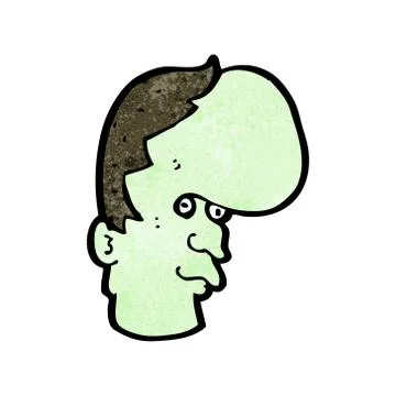 Cartoon mutant man Stock Illustration
