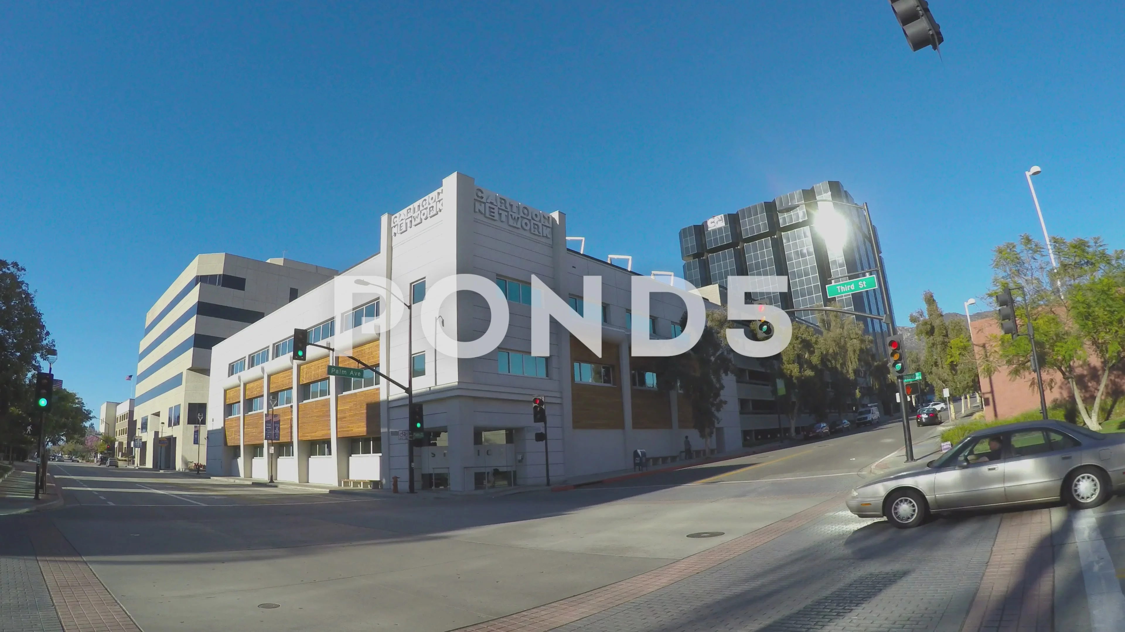 Cartoon Network Studios Buildings At Str... | Stock Video | Pond5