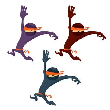 Cartoon Ninja Stock Illustration
