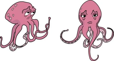 Cartoon Octopus Stock Illustration