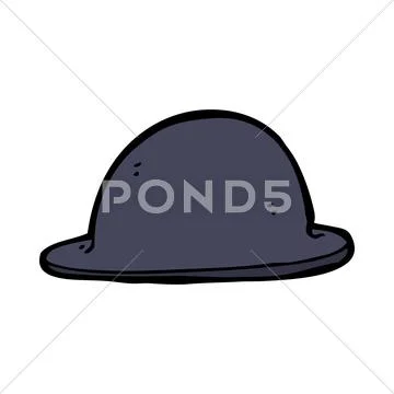 Bowler hat cartoon on sale