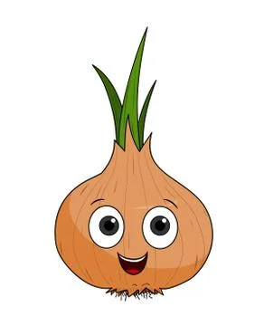 Cartoon Onion Stock Illustration