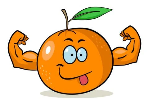 Cartoon Orange Stock Illustration