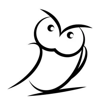 Cartoon owl Stock Illustration