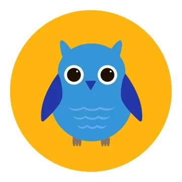 Cartoon owl vector illustration Stock-Illustration