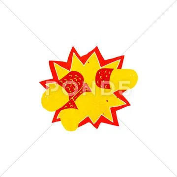 Cartoon painkillers Stock Illustration