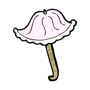 Cartoon parasol 스톡 일러스트