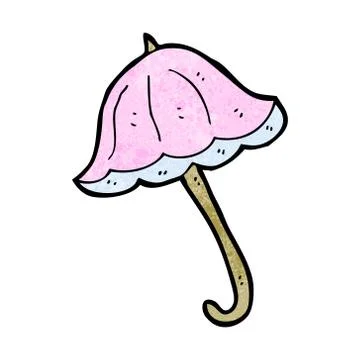 Cartoon parasol 스톡 일러스트
