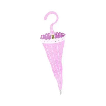 Cartoon parasol Illustrazione stock