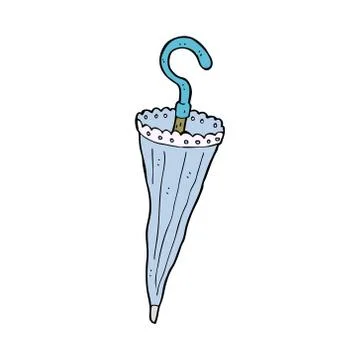 Cartoon parasol Stock Illustration