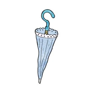 Cartoon parasol Stock Illustration