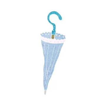 Cartoon parasol Illustrazione stock