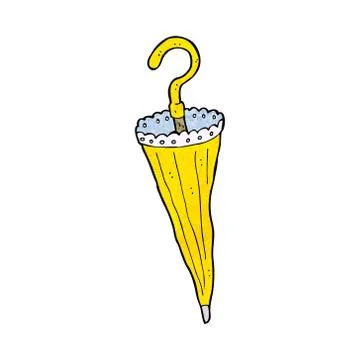 Cartoon parasol Illustrazione stock