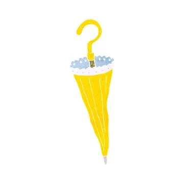 Cartoon parasol 스톡 일러스트