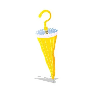 Cartoon parasol 스톡 일러스트