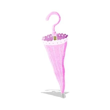 Cartoon parasol Illustrazione stock