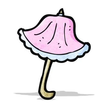 Cartoon parasol 스톡 일러스트