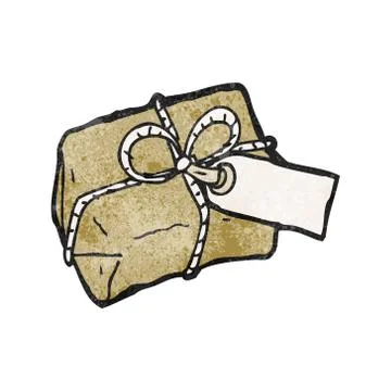 Cartoon parcel Stock Illustration