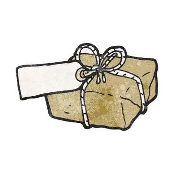 Cartoon parcel Stock Illustration