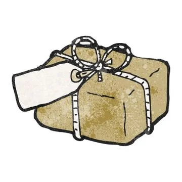 Cartoon parcel Stock Illustration