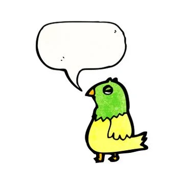 Cartoon parrot Stock Illustration