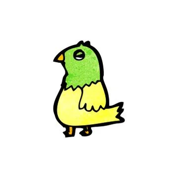 Cartoon parrot Stockillustratie