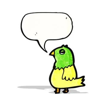 Cartoon parrot Stock Illustration