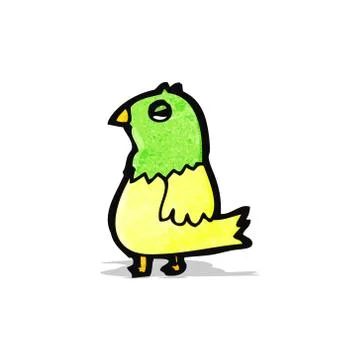 Cartoon parrot Stock Illustration