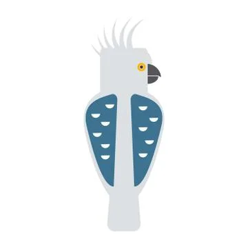 Cartoon parrot vector イラスト素材