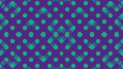 Cartoon pattern with moving neon gradient. 3d rendering digital animation 4K 스톡 동영상 232115654