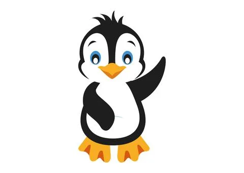 Cartoon Penguin Vector Illustration Stock Illustration