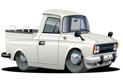Cartoon pickup Stock Illustration