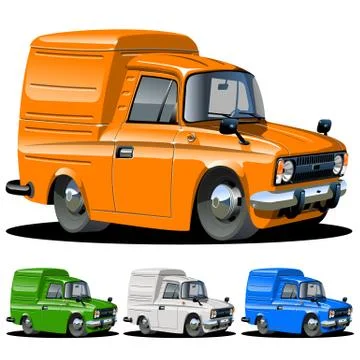 Cartoon pickup Stock Illustration