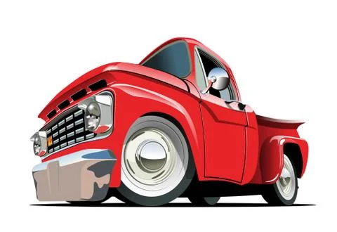 Cartoon Pickup Stock Illustration