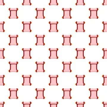 Cartoon pink scroll pattern forming a seamless background 스톡 일러스트
