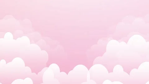 Cartoon pink sky animated. Animation mov... | Stock Video | Pond5