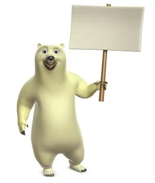 Cartoon polar bear Stock-Illustration