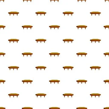 Cartoon pool table objects creating a seamless pattern Illustrazione stock