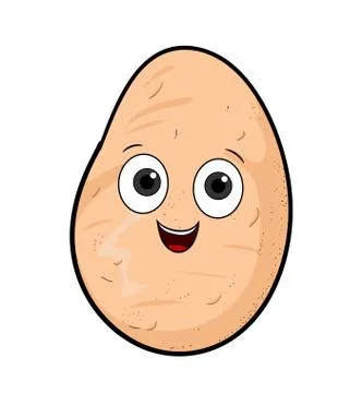 Cartoon Potato Stock Illustration