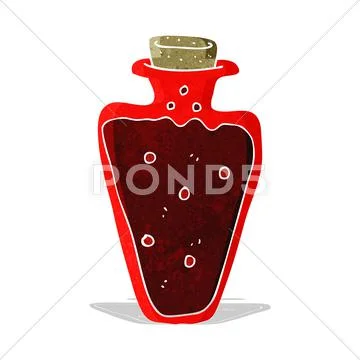 Cartoon potion Stock Illustration