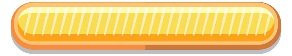 Cartoon progress bar. Game ui design element 스톡 일러스트