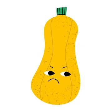 Cartoon pumpkin cute illustration Stock Illustration